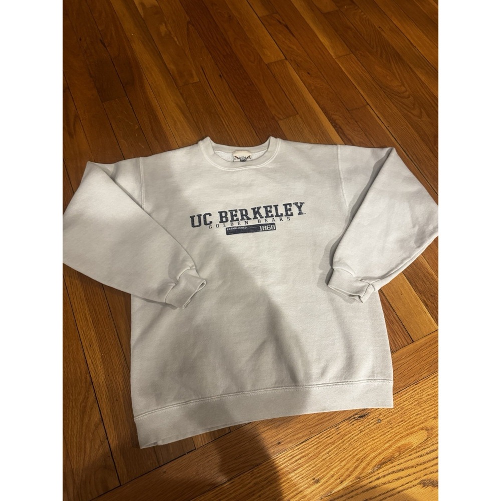 Vintage UC Berkeley Golden Bears Tan Sweatshirt Oarsman 913 Women's Xs 90s